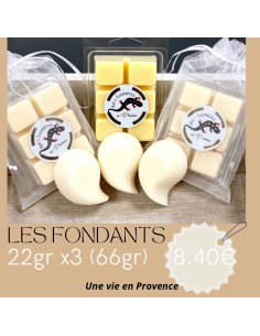FONDANTS "ICE CUBES" ROSE - 60GR