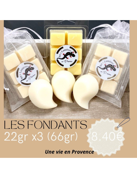 FONDANTS "ICE CUBES" ORCHIDÉE- 60GR
