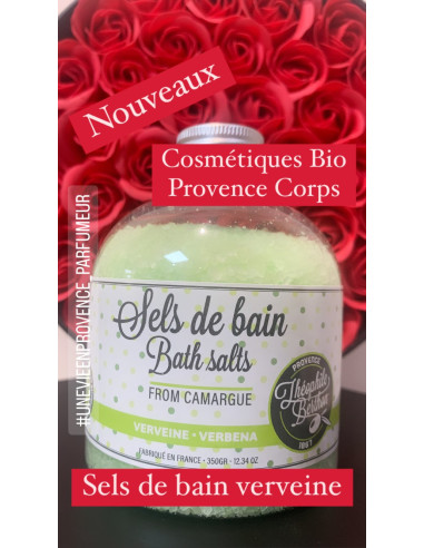 SEL DE BAIN  PROVENCE BIO VERVEINE 350GR