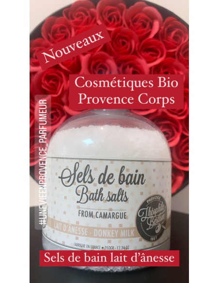 SEL DE BAIN  PROVENCE BIO LAIT D'ANESSE 350GR