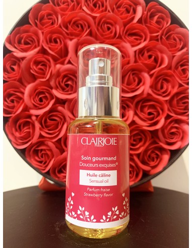 HUILE CALINE DE MASSAGE COMESTIBLE FRAISE 50ML