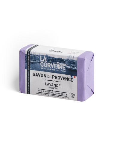 SAVONNETTE  LAVANDE MARSEILLE LA CORVETTE 100GR