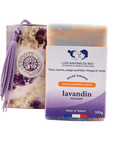 SAVON SOIN EXTRA LAVANDE SURGRAS AUX 3 ARGILES...