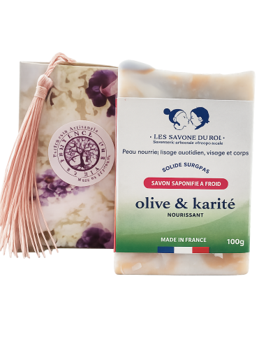 SAVON SOIN SURGRAS OLIVE-KARITE NOURISSANT BIO...