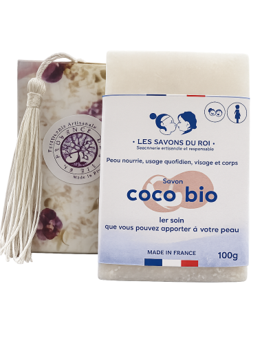 SAVON 1ER SOIN  SURGRAS COCO-CACAO BIO  100GR