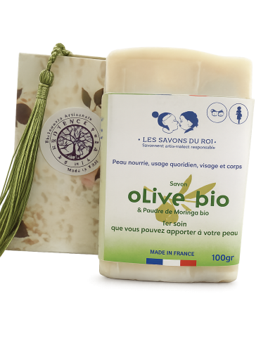 SAVON 1ER SOIN OLIVE-KARITE MORINGA SURGRAS BIO...